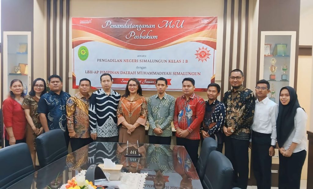 SAH! LBH-AP Muhammadiyah Simalungun, POSBAKUM di PN Simalungun Kelas I B.